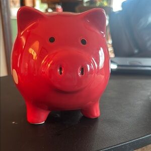 Red Piggy Bank